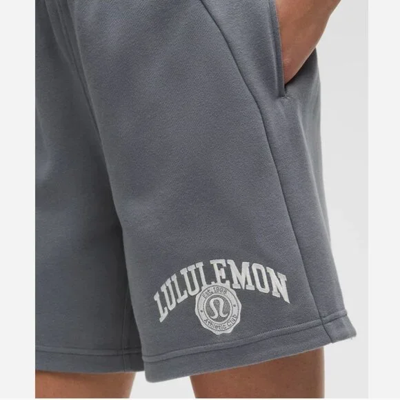 Lululemon Women Scuba Mid-Rise Oversized Short 7 Grey NWT